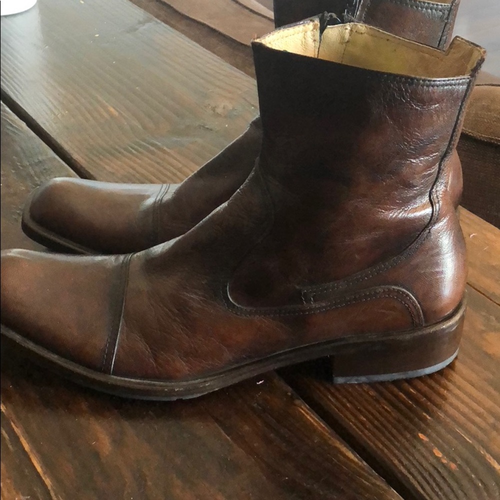 Kenneth Cole Brown Mens Leather Shoes- Size 8